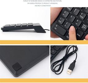 img 1 attached to Kadaon USB Numeric Keypad - Convenient 18 Key Number Keyboard for Laptop/Notebook PC