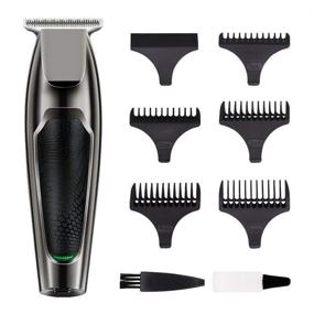 img 4 attached to Yitrust Haircut Machine Electric Hair Clippers for Men - Surker Clipper Cordless Trimmer Grooming Rechargeable Hair Cutting Kit for Home Barbers