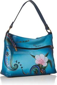 img 3 attached to Anna Anuschka Painted Leather Shoulder Women's Handbags & Wallets