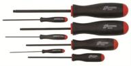 bondhus 10687 7-piece balldriver screwdriver set with proguard finish, 1.27mm-5mm sizes logo