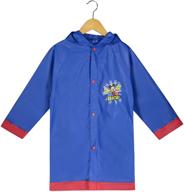 🌧️ waterproof toddler rain slicker - disney mickey mouse clubhouse - hooded outwear in blue logo