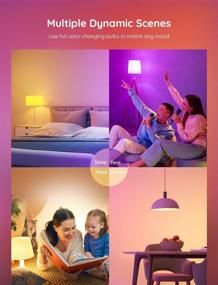 img 1 attached to 🔆 Govee Changing Bluetooth Dimmable Assistant: Smart Lighting Control and Customizable Ambiance