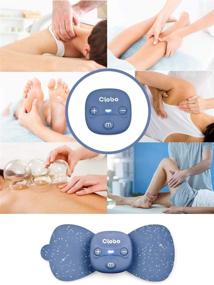 img 2 attached to Revitalizing Pain Relief: CLOBO Cordless Body Massager – Back, Shoulder, Neck, Foot, Leg, Wrist, & Muscle Soother