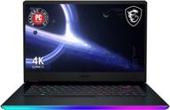 💻 msi ge66 raider 15.6-inch uhd 4k anti-glare thin bezel display, intel core i9-11980hk, nvidia geforce rtx3080, 32gb ram, 2tb nvme ssd, windows 10, titanium blue (11uh-227) logo