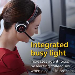 img 2 attached to Jabra Evolve 65 MS Wireless Headset: Unbeatable Performance with Industry-Leading Bluetooth, Advanced Noise-Cancelling Mic, and Long-Lasting Battery Life