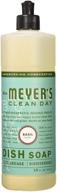 🌿 16 oz mrs. meyer's basil dish soap logo