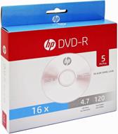 📀 hp cd-r (dvd-r, тонкий корпус, упаковка из 5 штук) логотип