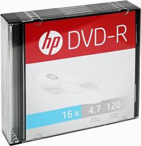 img 1 attached to 📀 HP CD-Rs (DVD-R, Slim Case, Pack of 5)