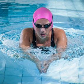 img 3 attached to Swimtastic® Long Hair Ergonomic Pockets