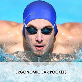 img 2 attached to Swimtastic® Long Hair Ergonomic Pockets