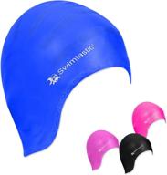 swimtastic® long hair ergonomic pockets logo