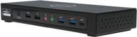 🚀 enhance your productivity with the visiontek vt4900 kvm usb-c docking station - dual host 100w charging, triple 4k display, usb-c, usb, ethernet, and audio support for windows, mac, and chrome os (901406) logo