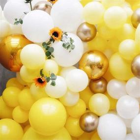 img 3 attached to 🌻 Stunning Sunflower Yellow Balloons Garland Arch Kit