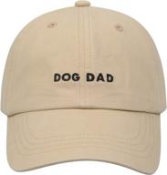 hatphile pre-washed embroidered dad hat for dog moms and dads logo