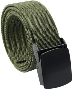 img 4 attached to Samtree Tactical Flip Top Military Buckle Men's Accessories and Belts