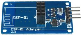 img 3 attached to 📶 Aideepen ESP8266 Серийный Wi-Fi беспроводной модуль адаптера ESP-01, совместимый с 3.3V 5V, пакет из 3 штук для Arduino