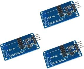 img 4 attached to 📶 Aideepen ESP8266 Серийный Wi-Fi беспроводной модуль адаптера ESP-01, совместимый с 3.3V 5V, пакет из 3 штук для Arduino