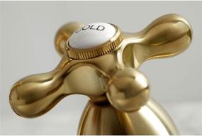 img 3 attached to 💦 Discover the Exquisite Kingston Brass KS1977AX Heritage Widespread Faucet