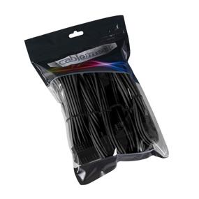 img 1 attached to 🔌 Black CableMod Pro ModMesh Sleeved Cable Extension Kit