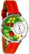 whimsical watches u1210004 ladybugs leather logo