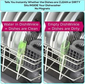 img 3 attached to 🌿 Green DishWinkle: Revolutionary Clean/Dirty Dishwasher Indicator, Sleek Design, Effortless Operation, Made in USA by Quality Clever