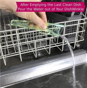 img 2 attached to 🌿 Green DishWinkle: Revolutionary Clean/Dirty Dishwasher Indicator, Sleek Design, Effortless Operation, Made in USA by Quality Clever