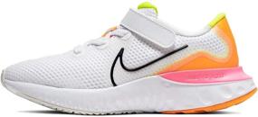 img 4 attached to Nike маленькие кежуал беговые кроссовки Ct1436 418 для девочек для спортивных мероприятий.