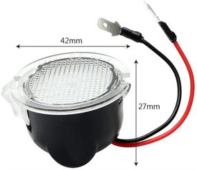 img 3 attached to Улучшите свой Ford Explorer Edge Mondeo Taurus Everest с помощью светодиодных ламп Lightdu LED Puddle Lights (синий)