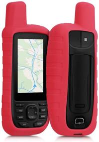 img 4 attached to 🔴 Protective Red Silicone Skin Case for Garmin GPSMAP 66s / 66st - Ensure Safety and Longevity of your GPS Handset Navigation System