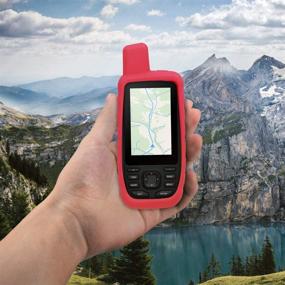 img 3 attached to 🔴 Protective Red Silicone Skin Case for Garmin GPSMAP 66s / 66st - Ensure Safety and Longevity of your GPS Handset Navigation System