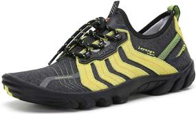 img 4 attached to 👟 Leyang Barefoot Men's Shoes: Ultimate Comfort & Lightness in Athletic Style