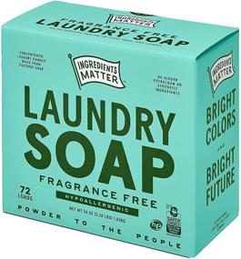 img 4 attached to 🌱 All-Natural, Fragrance-Free Laundry Soap Powder - Hypoallergenic, Eco-Friendly & Made in the USA
