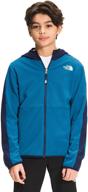 north face glacier hoodie heather boys' clothing logo