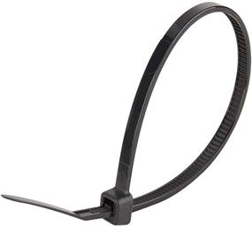 img 3 attached to 🔗 Industrial Grade Cable Ties - 6 Inch Superun Selflocking Zip Ties, Pack of 100 - 40 Lbs Tensile Strength Wire Ties (Black)