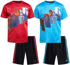 img 4 attached to Pro Athlete Matching Performance Basketball Boys' Clothing for Clothing Sets