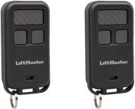 🚪 liftmaster 890max mini key chain garage door opener remote 2-pack, black w/ gray buttons - enhanced for seo logo