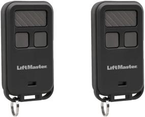 img 1 attached to 🚪 LiftMaster 890MAX Mini Key Chain Garage Door Opener Remote 2-Pack, Black w/ Gray Buttons - Enhanced for SEO