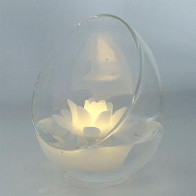 img 1 attached to 🕯️ Water Floating LED Candles (Pack of 4) - Ideal for Wedding, Pool, or Bathtub Decor (Warm White)