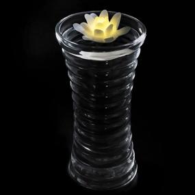 img 2 attached to 🕯️ Water Floating LED Candles (Pack of 4) - Ideal for Wedding, Pool, or Bathtub Decor (Warm White)