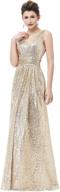 👗 women's clothing: kate kasin sequin evening dress - shop dresses now logo