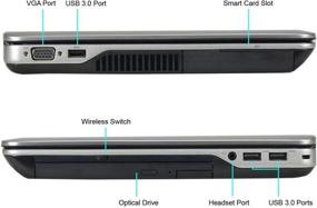 img 3 attached to Dell Latitude E6440 2018: Высокопроизводительный бизнес-ноутбук с процессором Intel Core i5-4300M, 8 ГБ оперативной памяти, 256 ГБ SSD, Windows 10 Pro (восстановленный)