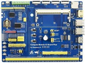 img 2 attached to 🎛️ Waveshare Compute Module IO Board Plus: Raspberry Pi CM3 CM3L Development Composite Breakout Board, Интегрирована с различными часто используемыми компонентами