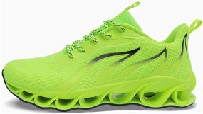 img 3 attached to 👟 Men's Fashion Sneakers: Breathable Walking Comfort Jogging Shoes