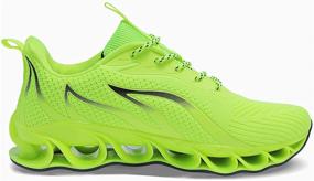 img 2 attached to 👟 Men's Fashion Sneakers: Breathable Walking Comfort Jogging Shoes
