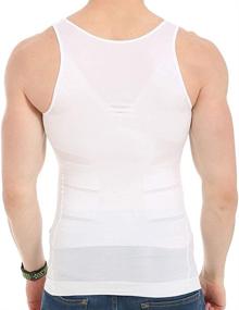 img 3 attached to 👕 JQ JQAMAZING Men's Slimming Body Shaper Vest: Abdomen Slim Shirt Compression Tank for Shaperwear Success