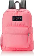 jansport cross town strawberry pink логотип