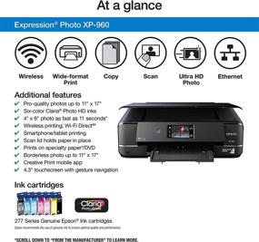 img 2 attached to Epson XP-960 Wireless Color Photo Printer with Scanner and Copier - Supports Amazon Dash Replenishment