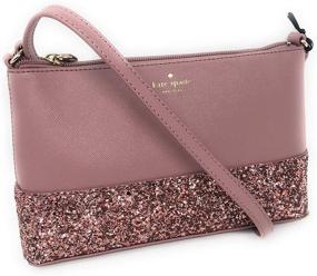 img 2 attached to 💫 Sparkle in Style with Kate Spade Glitter Saffiano Crossbody Handbags & Wallets for Women