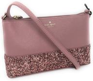 💫 sparkle in style with kate spade glitter saffiano crossbody handbags & wallets for women logo