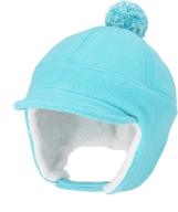 🧢 warm and cozy: home prefer toddler boys winter hat with earflaps for ultimate comfort and protection logo